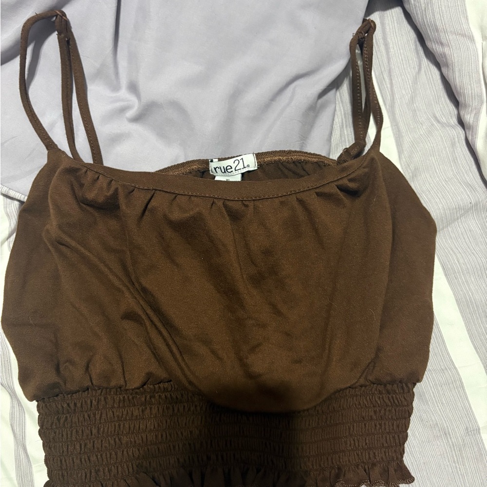 Rue21 Chocolate Brown Camisole Top